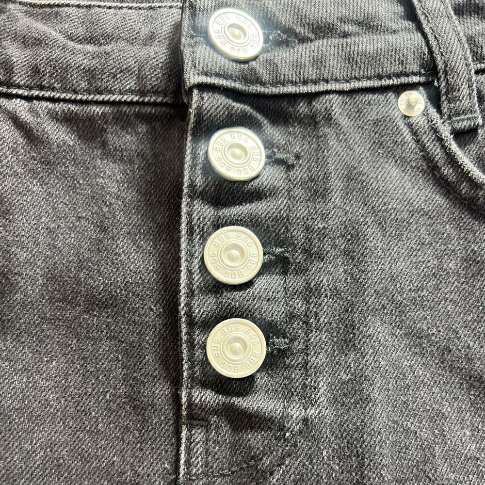 BDG Urban outfitters denim jean mini skirt distressed black size XS - Picture 5 of 10